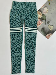 Leopard Print High Waist Yoga Pants Butt Lifting Slimming Leggings
