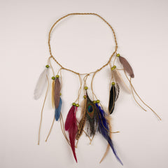 Boho Feather Headband Tassel Hair Hoops