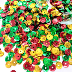 700 6mm Colorful Concave Sequins DIY Beads Clothing Jewelry Accessories