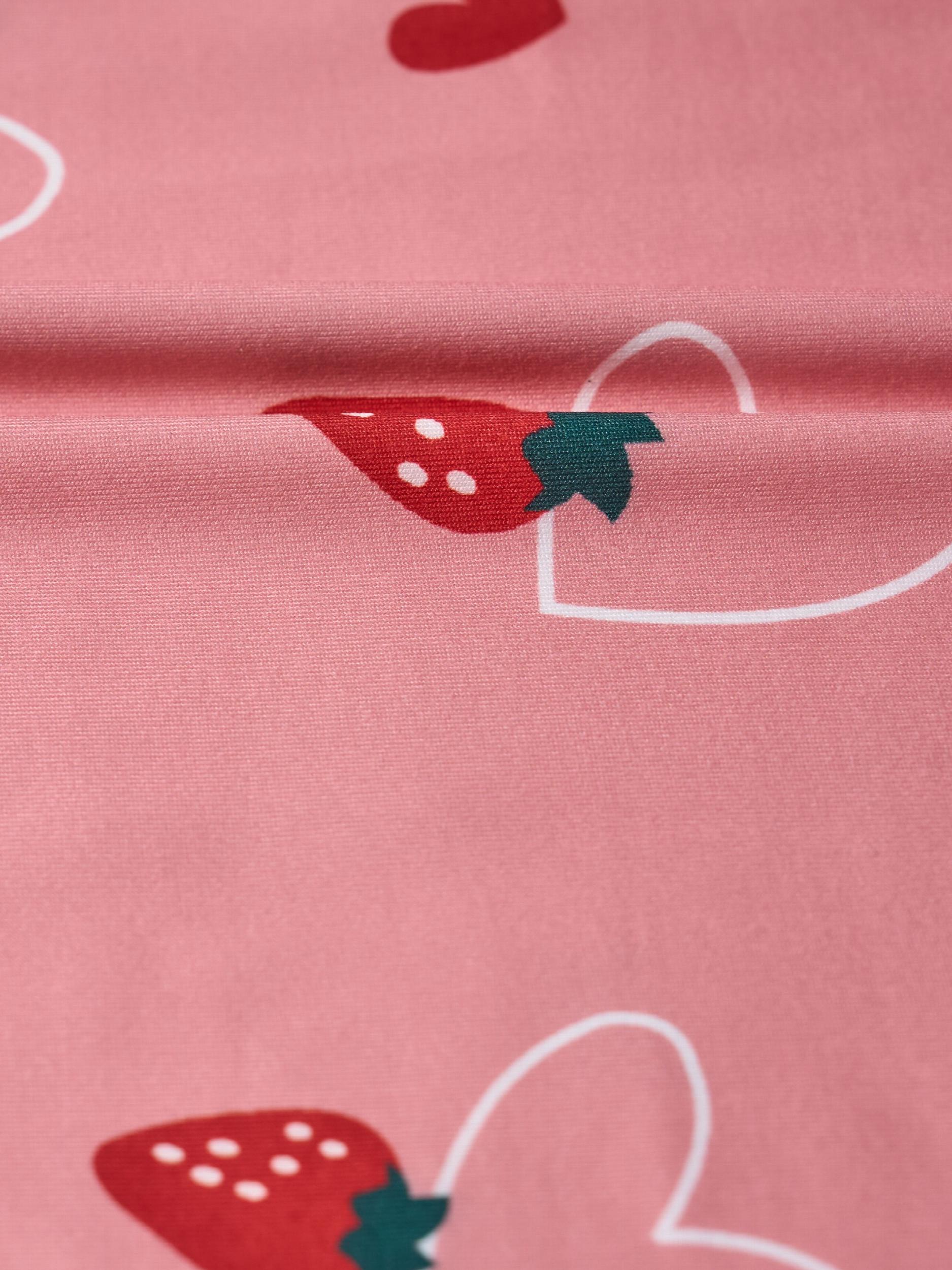 Women's Plus Heart & Strawberry Print Pajama Bottoms
