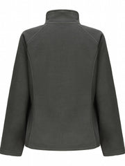Women's Solid Fleece Sports Jacket Zipper Up Outdoor Workout Top
