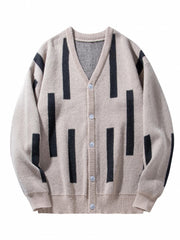 Men's Vintage Style V Neck Button Up Cardigan Vest
