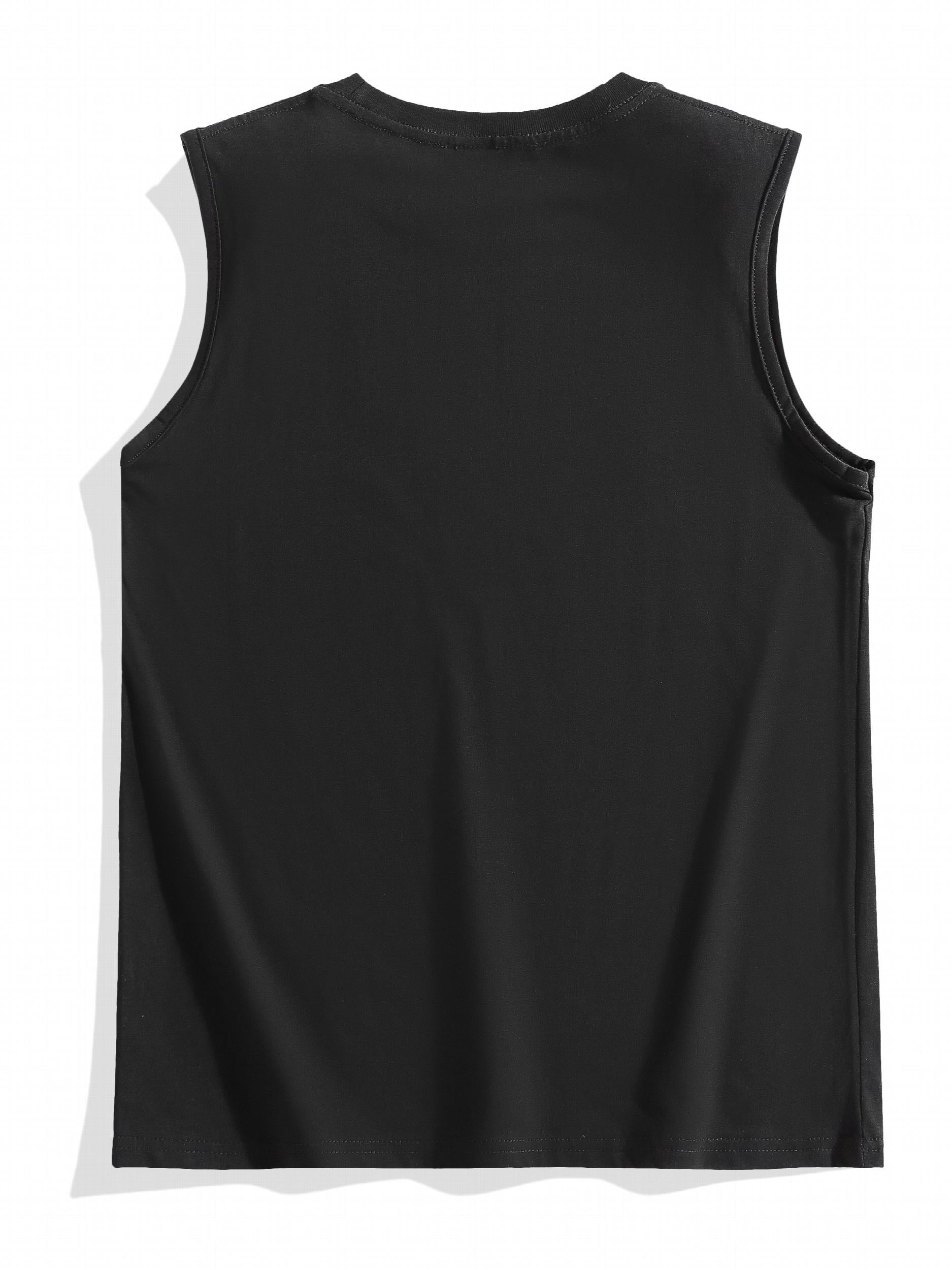Boys Fire Truck Graphic Sleeveless Tank Top