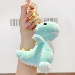 Cartoon Dinosaur Plush Keychain Backpack Pendant Accessories