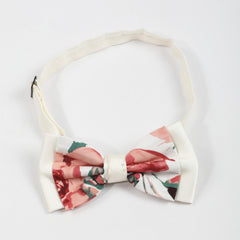Men's Banquet Flower Double Layer Neck Pullover Bow Tie