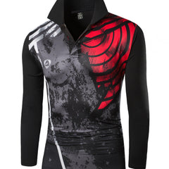 Men's Turndown Collar Quick-dry Long Sleeve Shirt