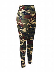 Camouflage Printed Yoga Pants High Stretch Leggings