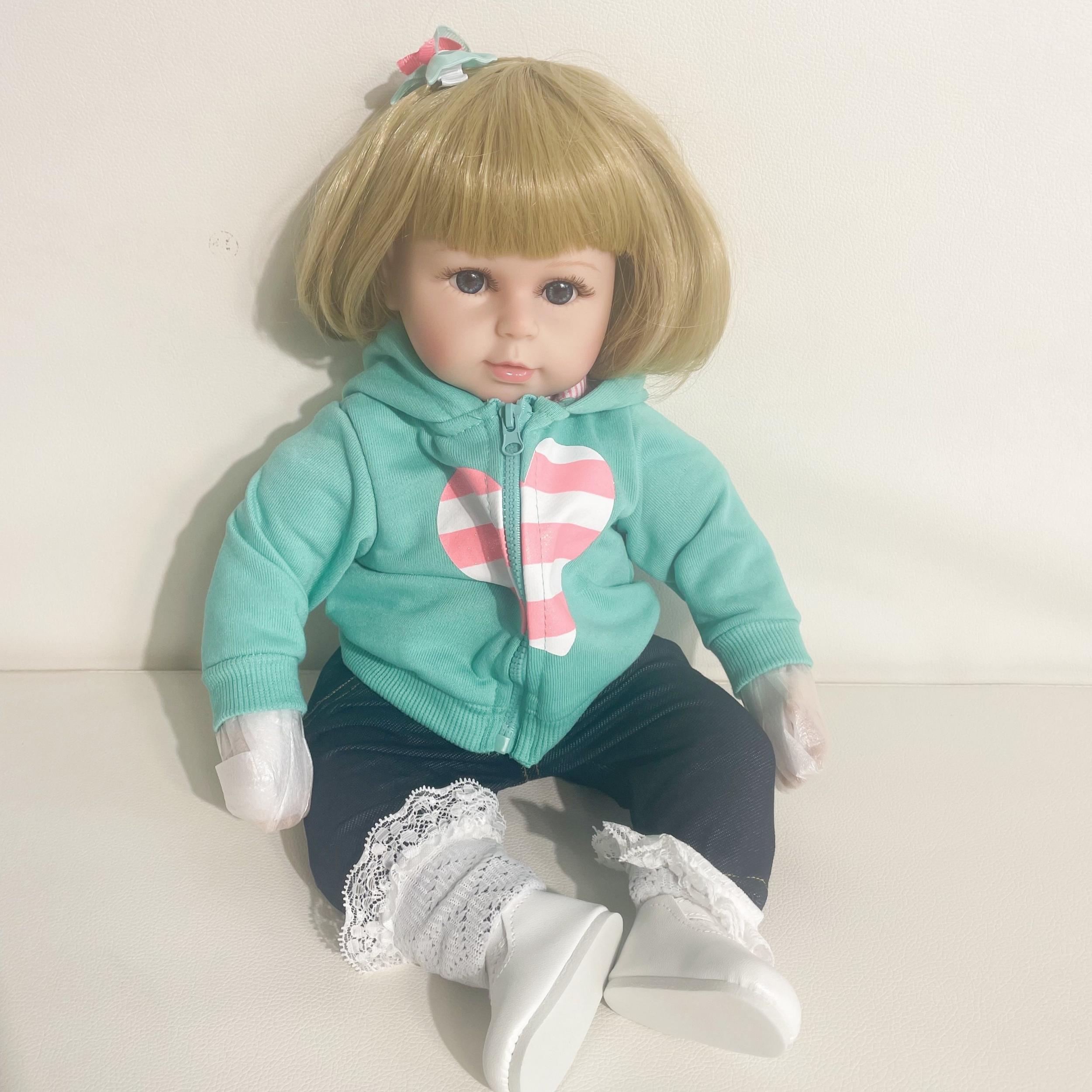 Adorable Reborn Baby Girl Doll with Blonde Hair