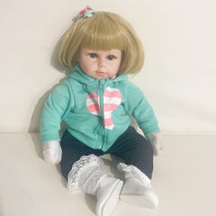 Adorable Reborn Baby Girl Doll with Blonde Hair
