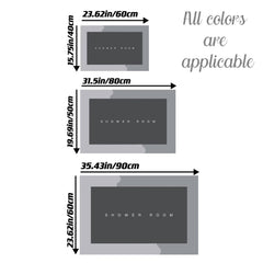 Ultra Soft Diatom Mud Mat, Water Absorbent Bath Rug, Non Slip Shower Carpet