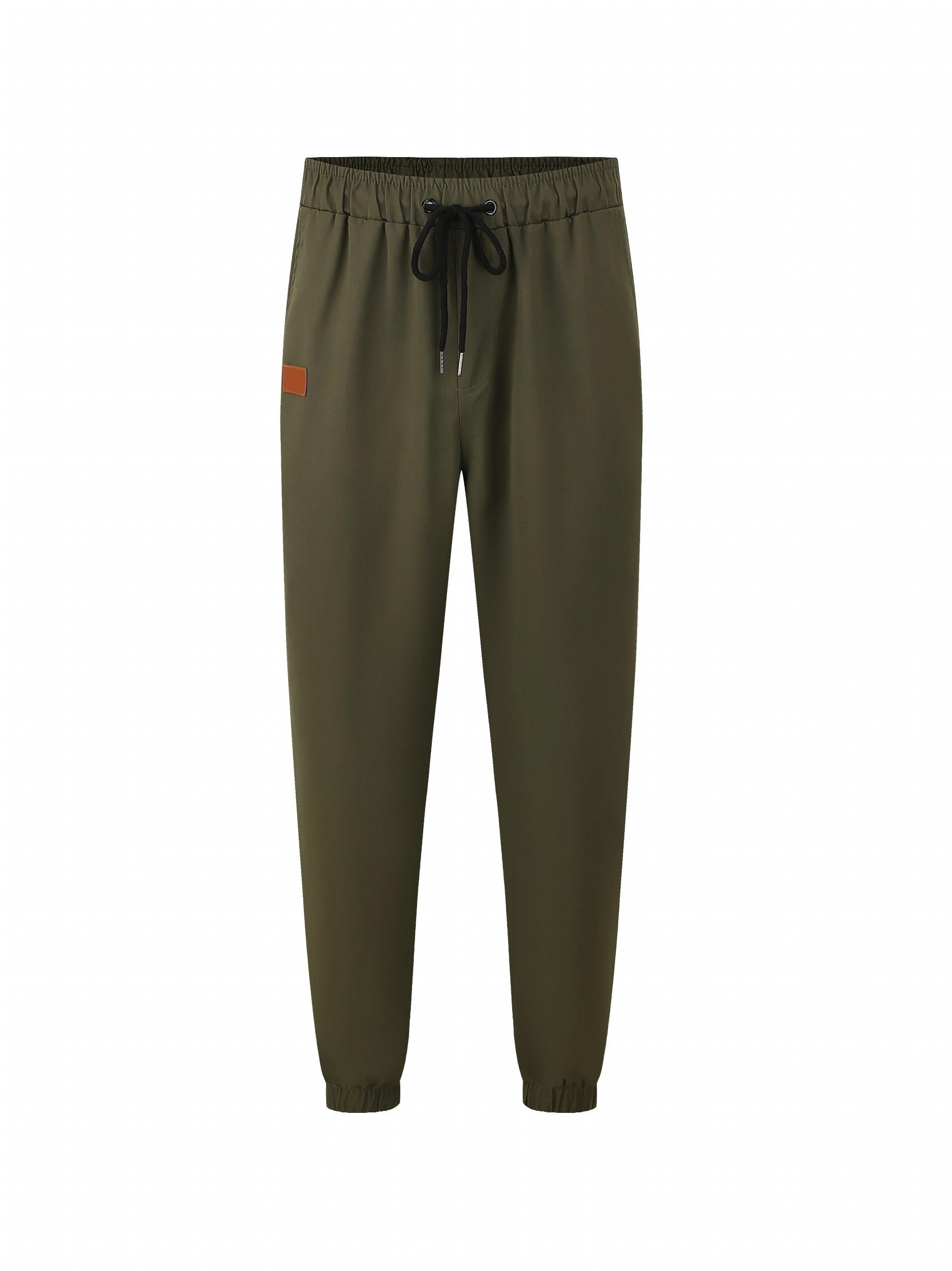 Men's Drawstring Pocket Pants Casual Jogger