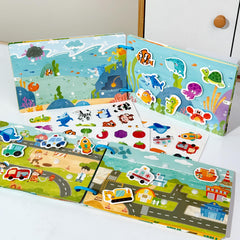Reusable Sticker Flashcards for Quiet Activities