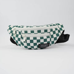 Unisex Checkerboard Zipper Fanny Pack Bag Sling Bag