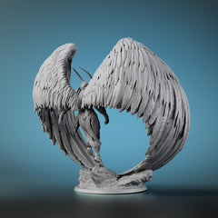 Angel Fighter Human Miniatures for Tabletop Games