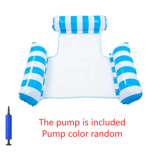 Inflatable Swimming Hammock Pool Floats Lounger 10 16 Cm
