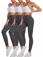 High Waist Butt Lifting Leggings With Pocket - Gym Sports Yoga Pants