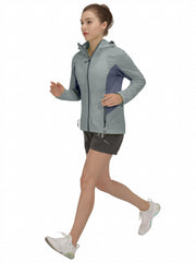 Women's Lightweight Running Jacket w/ Packable Hood