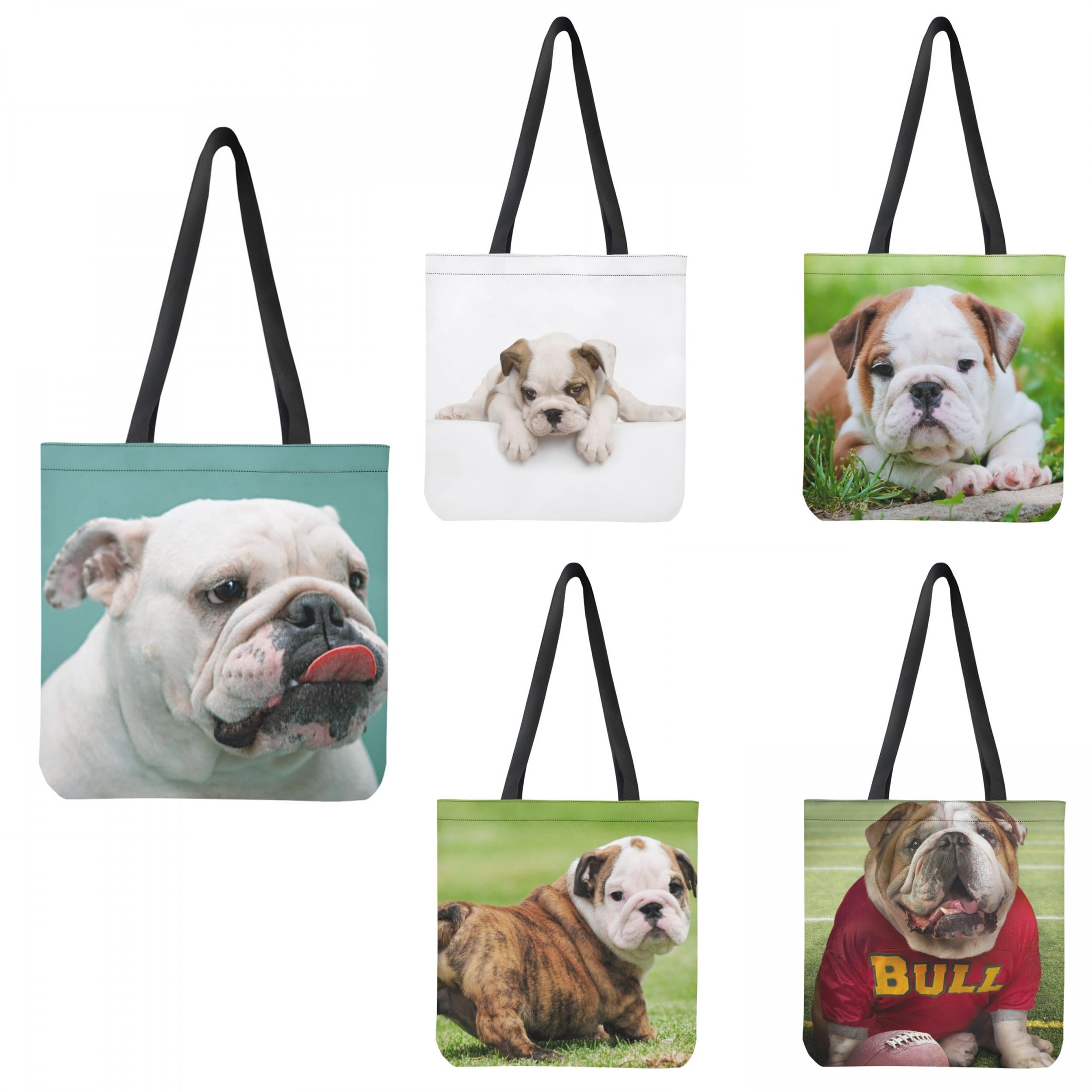 French Bulldog Print Large Capacity Travel Backpack Women Shoulder