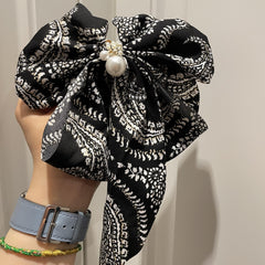 Bowknot Hair Clip Bow Hair Claw Large Barrette Hair Clamp Headdress