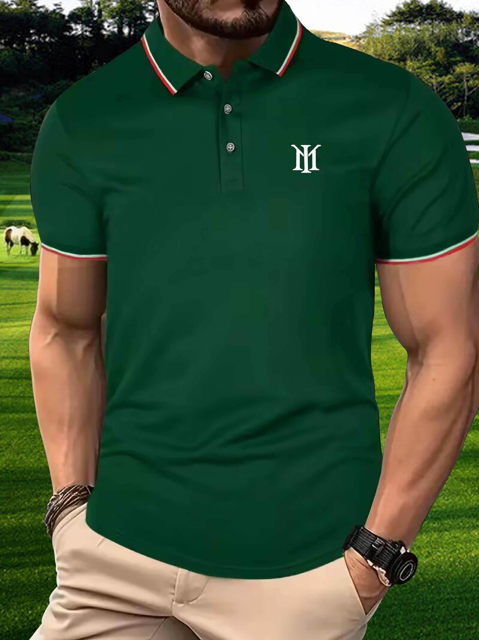 Symbol Pattern Men's Custom Fit Polo Shirt