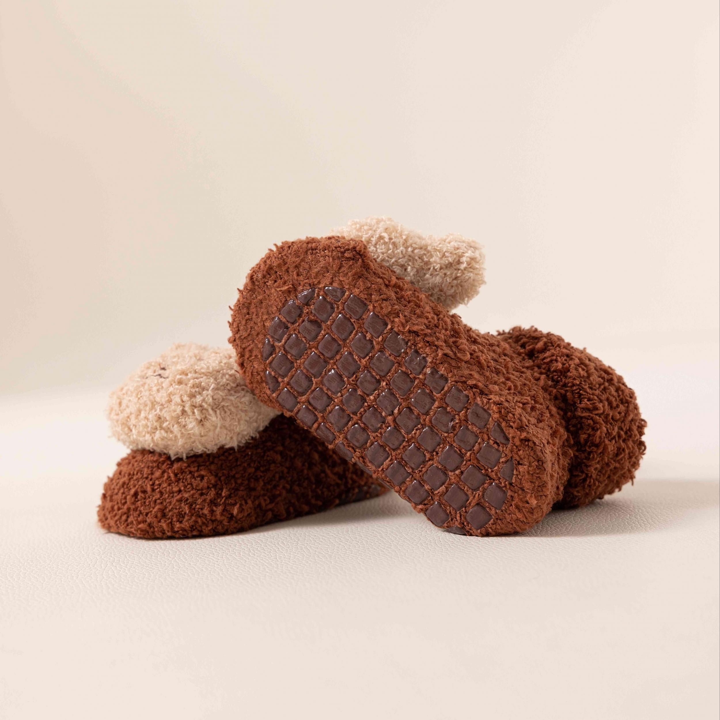 4 Pairs Baby Non slip Warm Floor Socks Yoga Socks