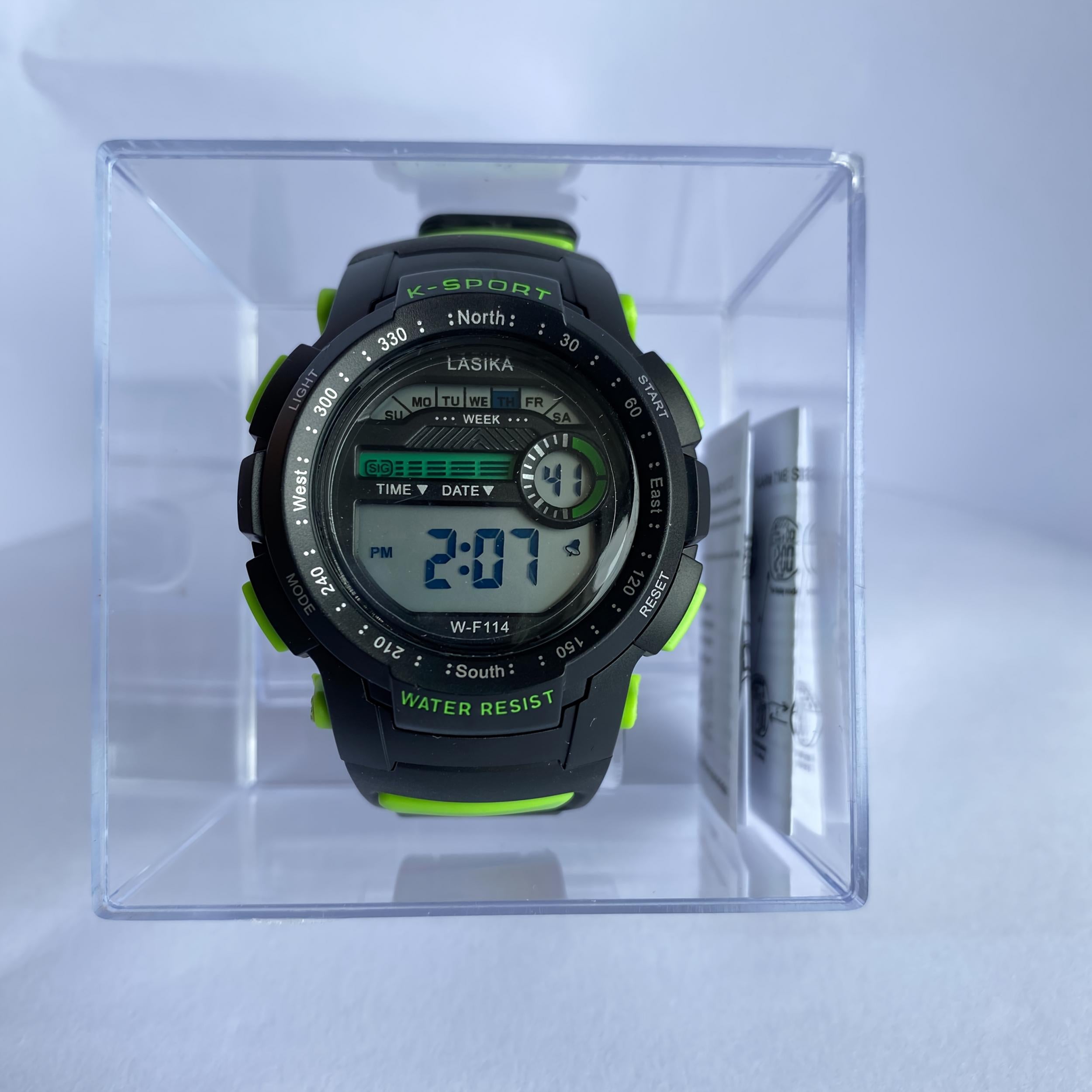 Boys' Sport Watch 8-14 Years IPX7 Luminous Digital Display Alarm Stopwatch