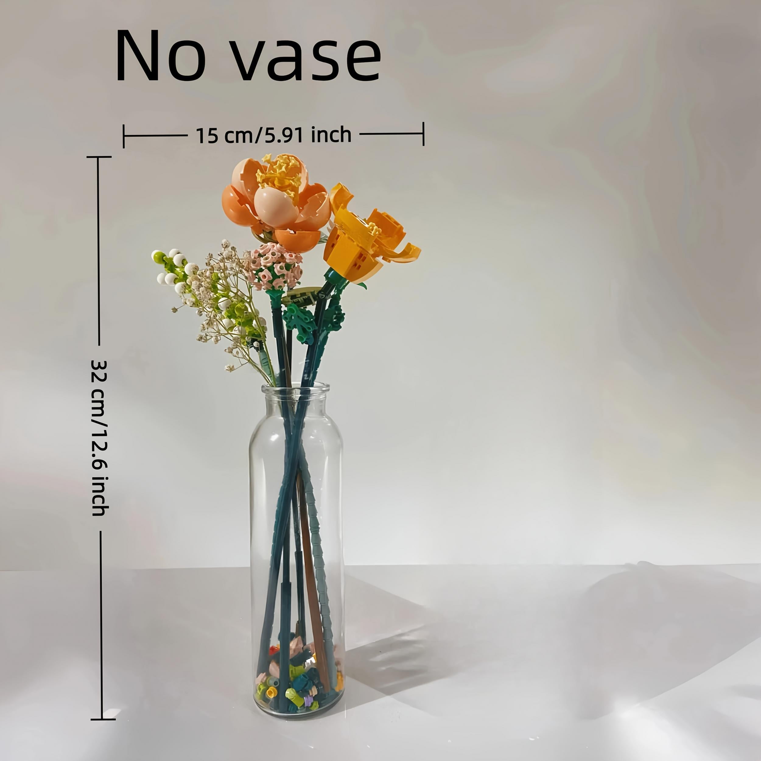 DIY Comfortable Flower Arrangement Set Red Roses Sunflowers Lavender