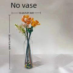 DIY Comfortable Flower Arrangement Set Red Roses Sunflowers Lavender
