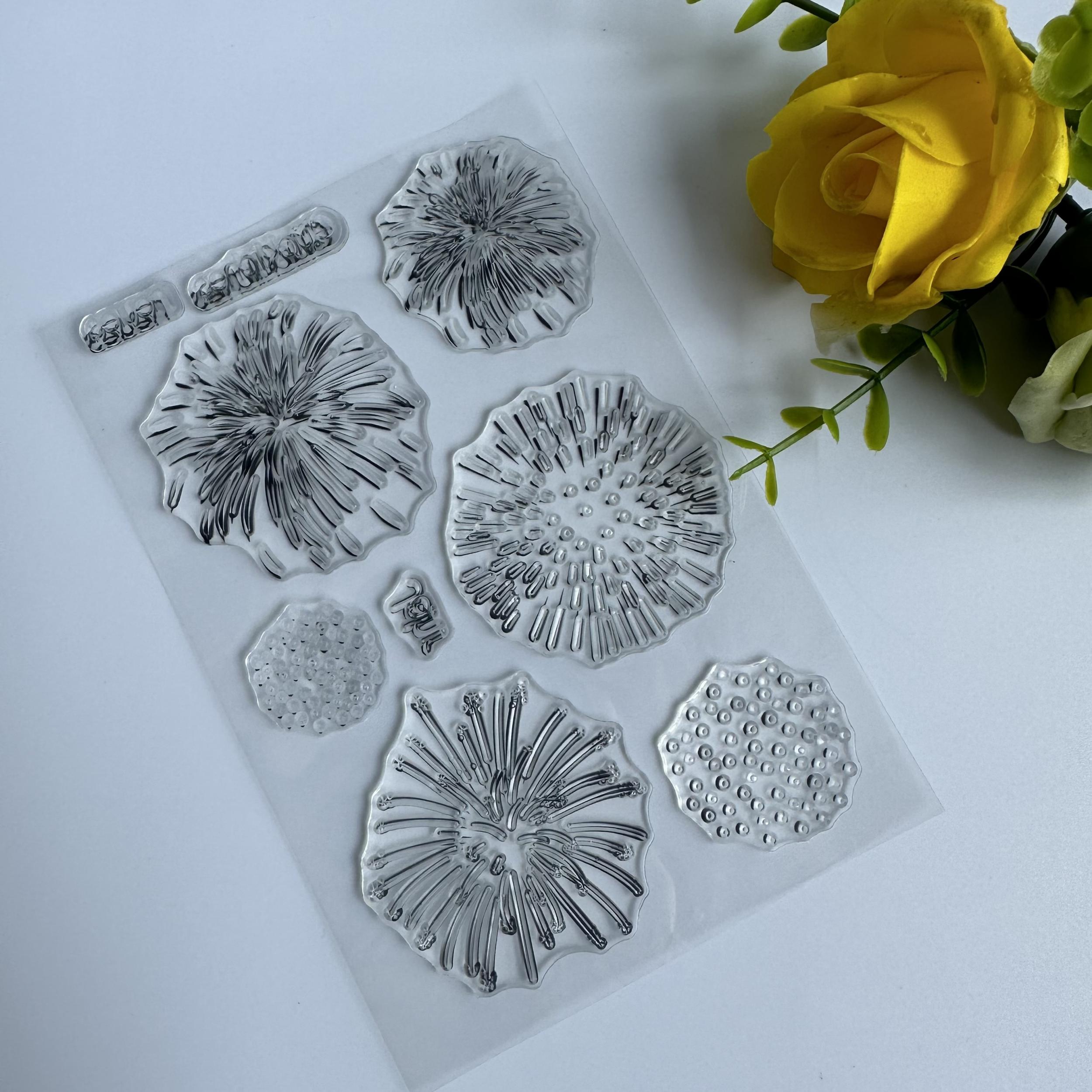 Year Shine Fireworks Clear Stamps for Card Making