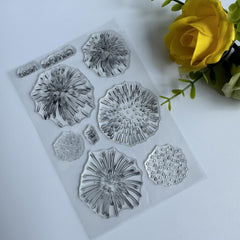 Year Shine Fireworks Clear Stamps for Card Making
