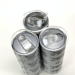 Cowboy Style Stainless Steel Water Bottle 590ml 20oz Leakproof Shatterproof Cup