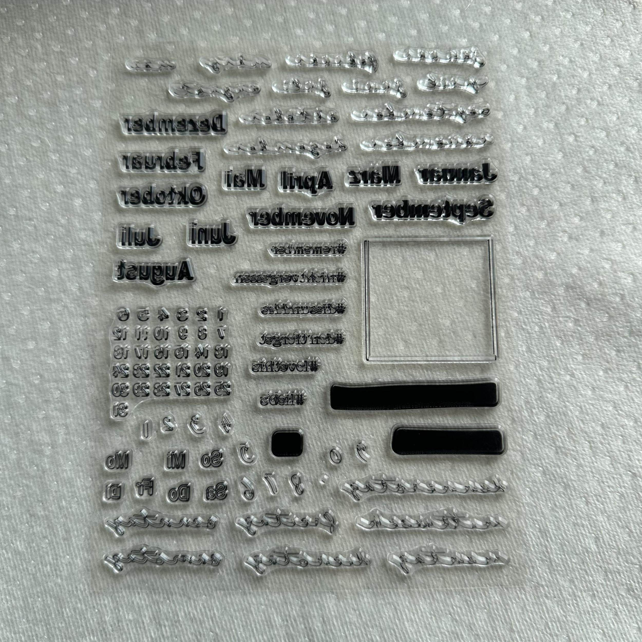 Clear Stamp For Scrapbooking And Card Making