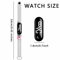 14pcs Unicorn LED Sports Watch PVC Strap Outdoor Gift Fitness Tracker