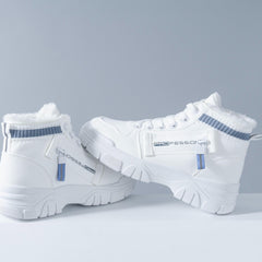 Fur Lined Winter Snow Boots Non Slip High Top Warm Snow Shoes