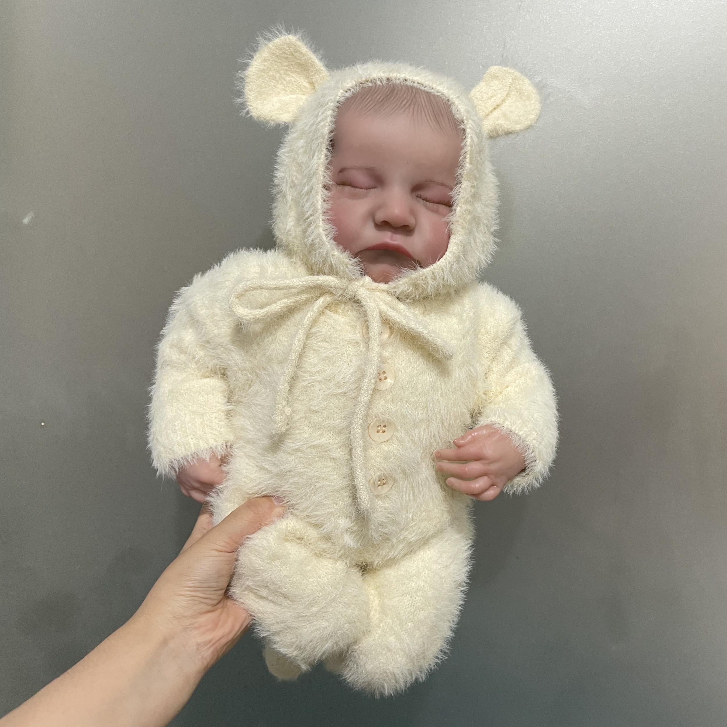 19 Inch Reborn Baby Doll Twins - Awake or Sleeping - Hand Painted Skin