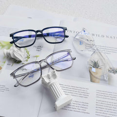 Square Anti Light Glasses For Men Business Decorative Glasses