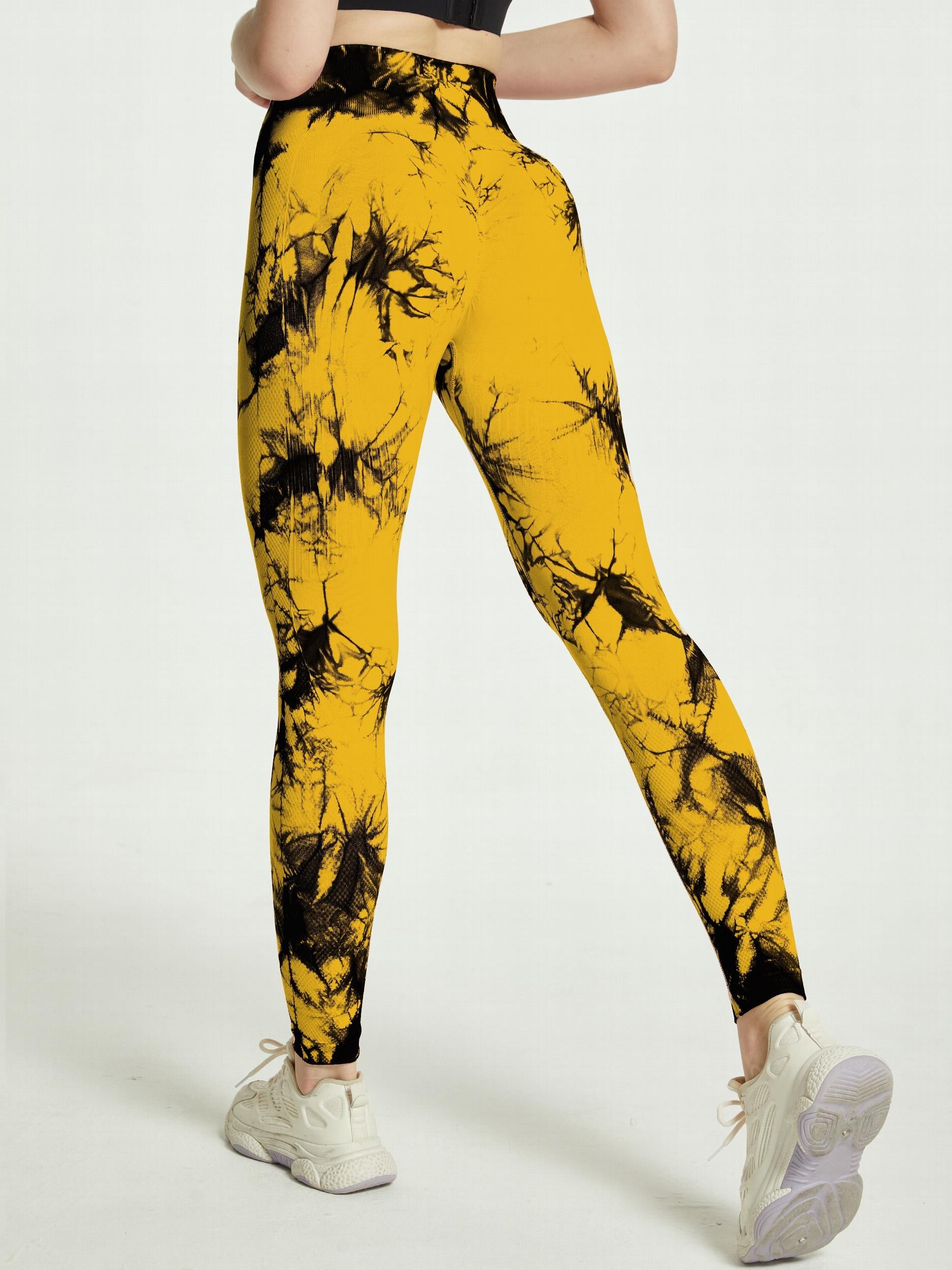 Tie Dye Yoga Pants High Stretch Running Fitness Yoga Sports Leggings Women