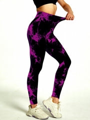 Tie Dye Fitness Leggings High Waist Yoga Pants Women