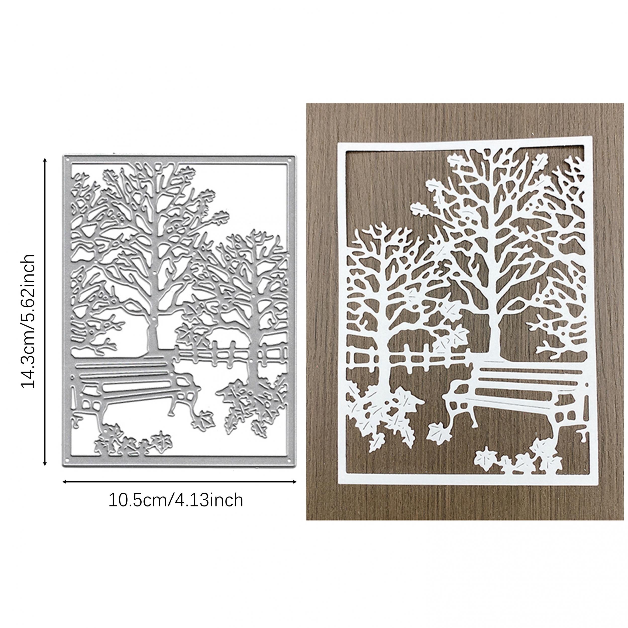 Embossing Folder Metal Cutting Die DIY Scrapbooking Gift Card Flower Butterfly