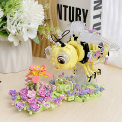 1000 Pcs Floral Swarm of Bees Building Blocks Set