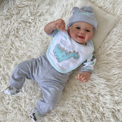 19in Reborn Baby Doll Lifelike Newborn Soft Touch 3D Skin Hand Painted
