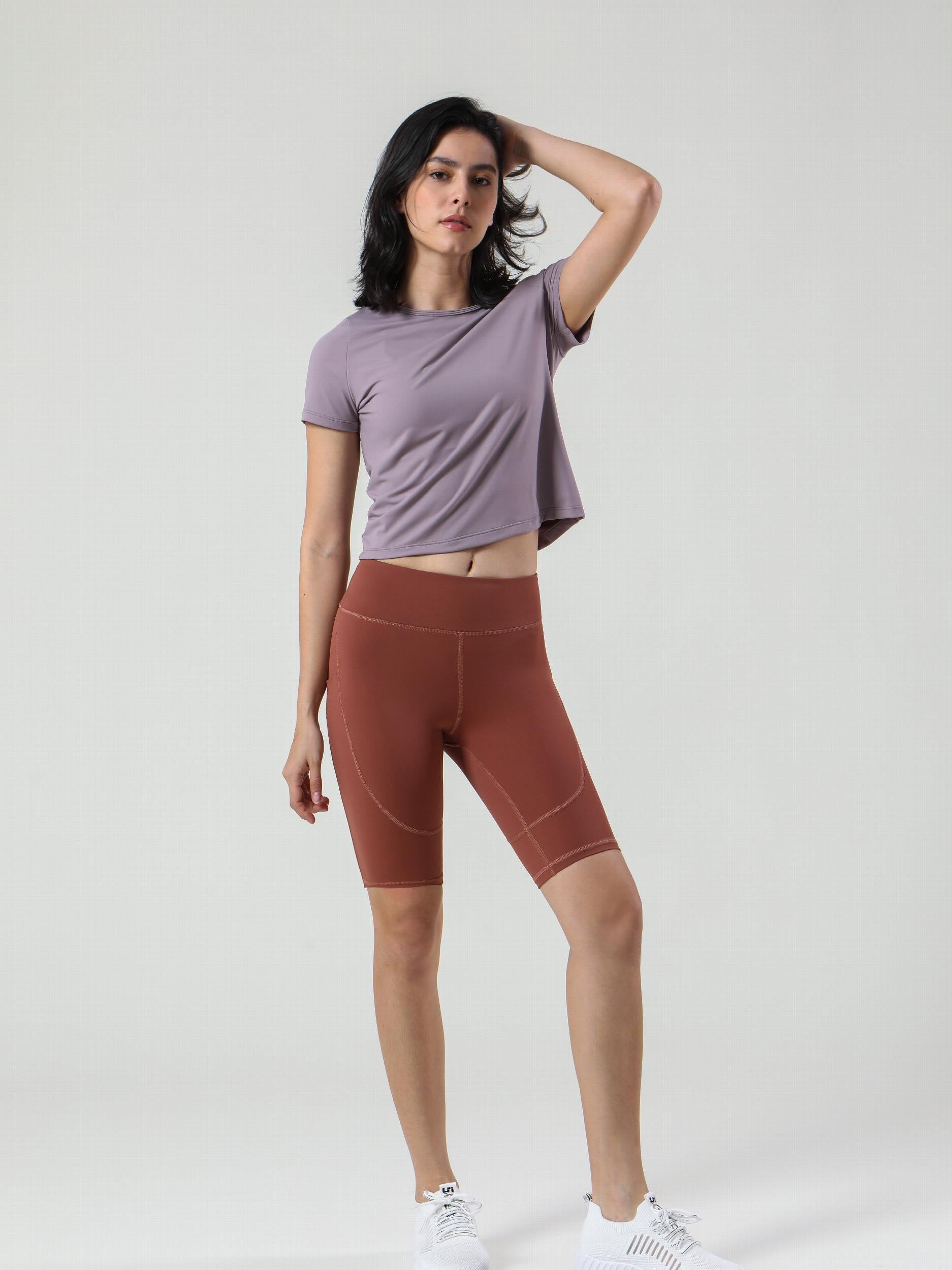 Short sleeved Loose Sports T shirt Breathable Running Sports Top