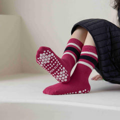 5 Pairs Kids' Floor Socks, Non-Slip & Warm for Autumn/Winter