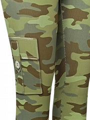 Camouflage Pattern Sports Leggings High Stretch Yoga Running Fitness Tight Pants