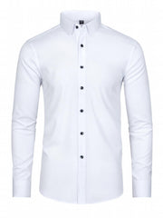 Men's Formal Button Up Shirt for Business Occasion