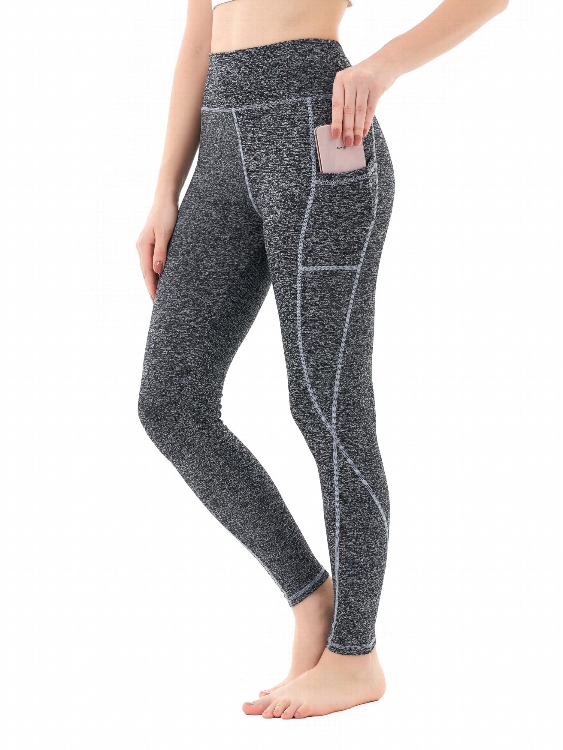 Women's High Waist Yoga Pants with Pockets Tummy Control Workout Leggings