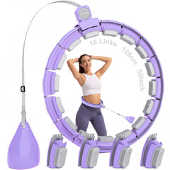 Smart Weighted Fitness Ring Hoop for Adults Weight Loss 39in
