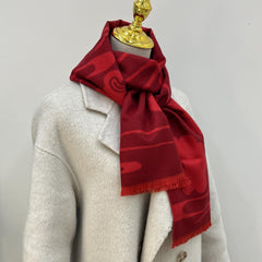 Red Cloud Blessing Scarf Celebration Annual Meeting Scarf Lucky Scarf