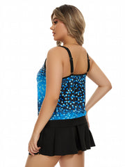 Ombre Polka Dot Tankini Set