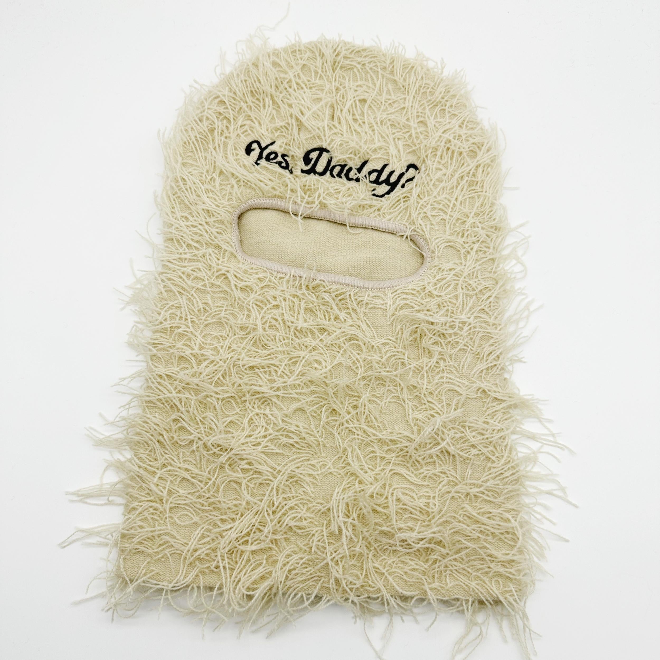 Distressed Knitted Ski Mask with Windproof Advantage